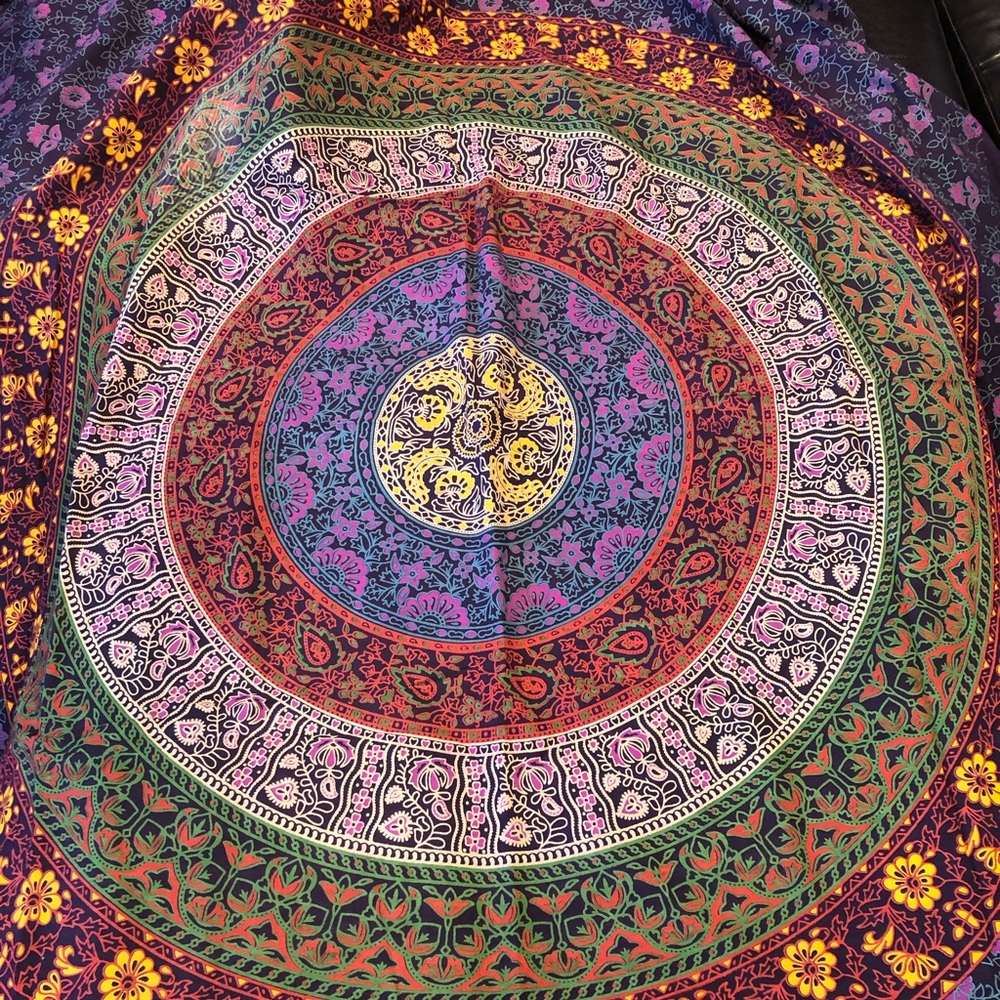 Colorful boho tapestry